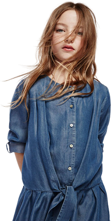 girl on banner